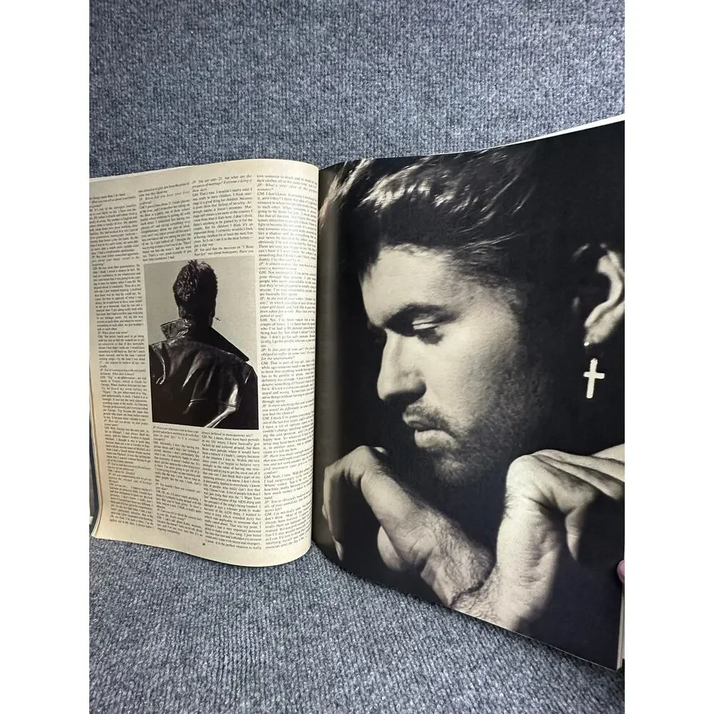Vintage Interview Magazine George Michael Souled Out October 1988  11x14.5